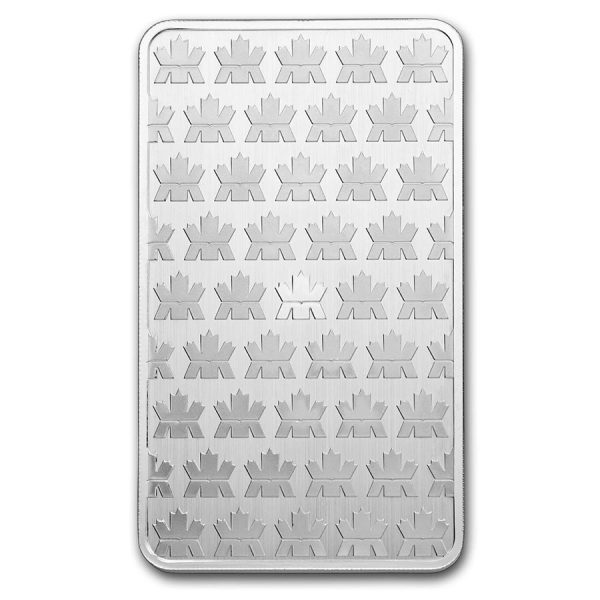 10 Troy Ounces - Royal Canadian Mint Design! Silver NEW .999 Bullion Bar