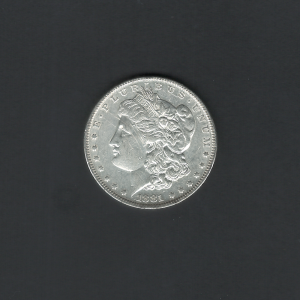 1881 $1 Morgan Silver Dollar MS61 Coin