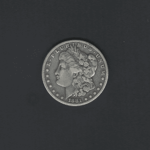 1881 S $1 Morgan Silver Dollar XF45 Coin