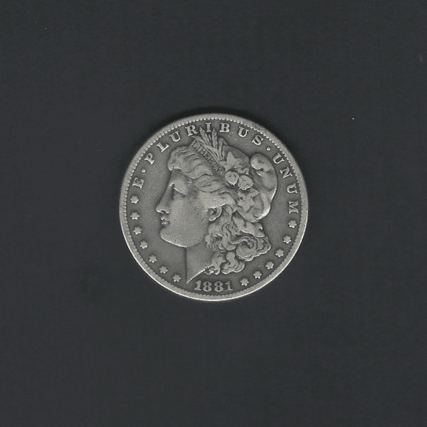 1881 S $1 Morgan Silver Dollar XF45 Coin