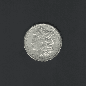 1883 Morgan Silver Dollar AU55 Coin