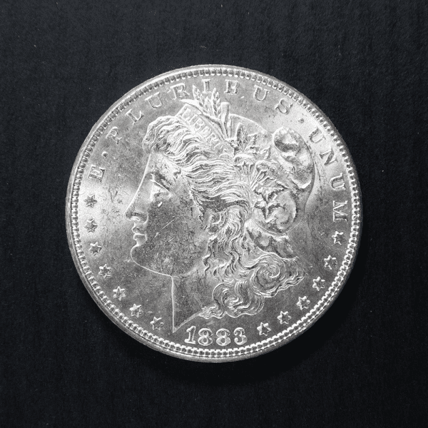 1883 $1 Morgan Silver Dollar MS65 / BU Coin