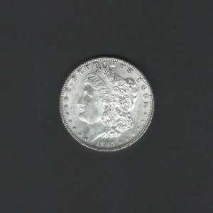 1885 $1 Morgan Silver Dollar MS63 / UNC Coin