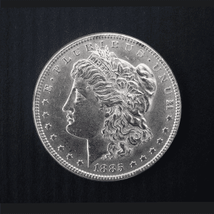 1885 $1 Morgan Silver Dollar MS65 / BU Coin
