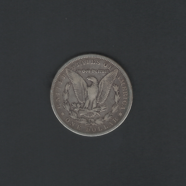1885 $1 Morgan Silver Dollar AU50 Coin