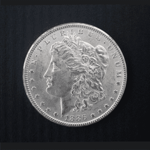 1886 $1 Morgan Silver Dollar MS65 / BU Coin
