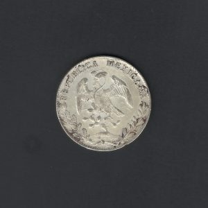 1887 CN Casa de Moneda de Culiacán / AM 8 Reales Mexico Cap & Rays Silver AU55 Coin