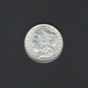 1889 $1 Morgan Silver Dollar MS64 Coin