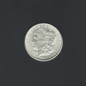 1890 $1 Morgan Silver Dollar MS64 / BU Coin