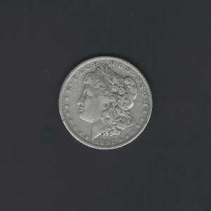 1890 $1 Morgan Silver Dollar XF40 Coin