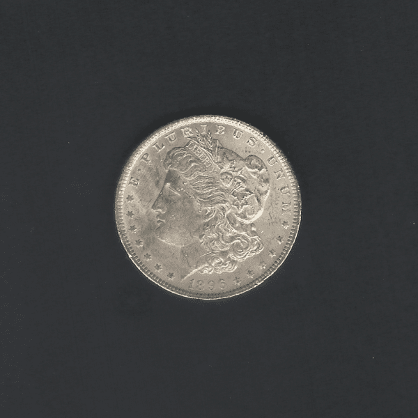 1896 $1 Morgan Silver Dollar MS60 / UNC Coin