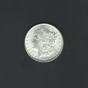 1896 $1 Morgan Silver Dollar MS63 Coin