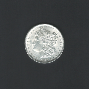 1896 $1 Morgan Silver Dollar MS66 Coin