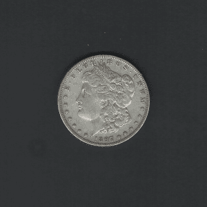 1897 S $1 Morgan Silver Dollar AU50 Coin