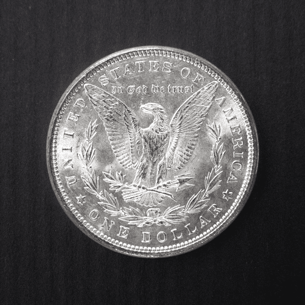 1897 $1 Morgan Silver Dollar MS64 / BU Coin