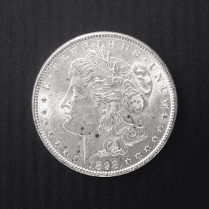 1898 $1 Morgan Silver Dollar MS64 / BU Coin