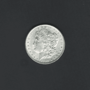 1898 $1 Morgan Silver Dollar MS66 / BU Coin