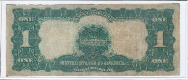 1899 $1 Silver Certificate United States VG Black Eagle Note