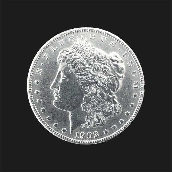 1903 $1 Morgan Silver Dollar MS64 / BU Coin