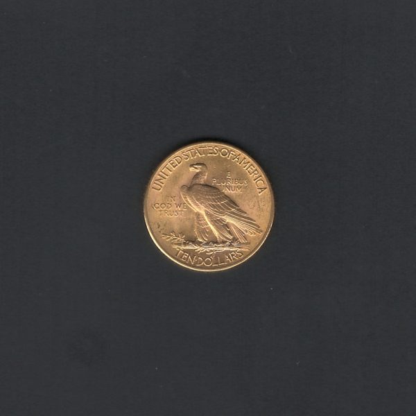 1912 $10 Indian Head Eagle Gold Brilliant AU to UNC Low Mintage - Rare Coin!