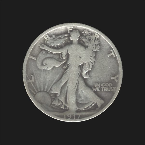 1917 D $0.50 Walking Liberty Half Dollar G Coin