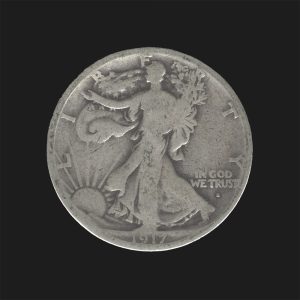 1917 S $0.50 Obverse Walking Liberty Half Dollar G Coin