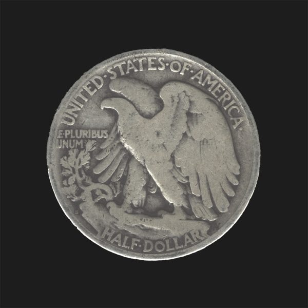 1918 S $0.50 Walking Liberty Half Dollar VG10 Coin