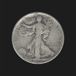1918 S $0.50 Walking Liberty Half Dollar VG10 Coin