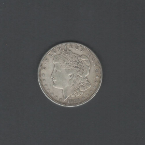 1921 D $1 Morgan Silver Dollar AU60 Coin
