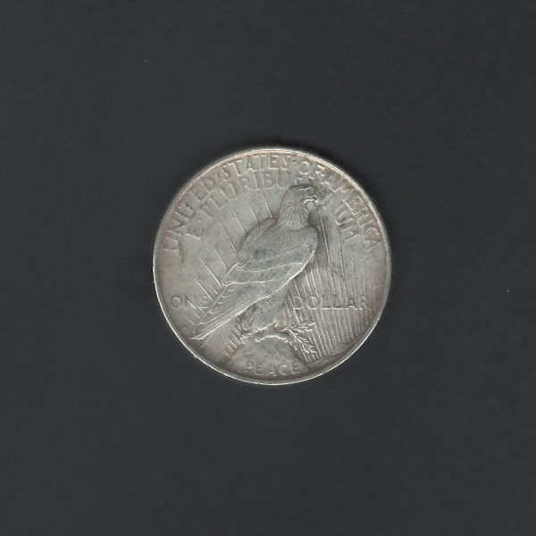 1922 D $1 Peace Dollar Silver AU50 Coin