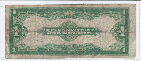 1923 $1 Large Size Silver Certificate VG G. Washington Note