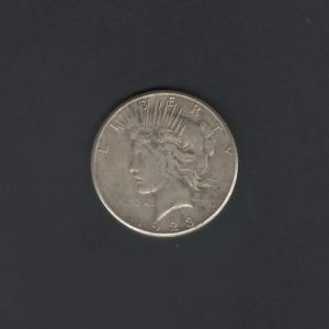 1923 S $1 Peace Dollar Silver XF45 Coin