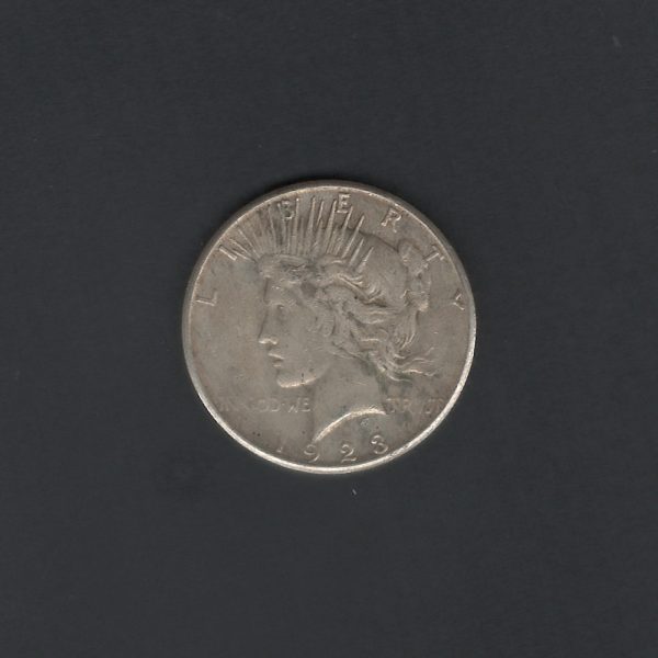 1923 S $1 Peace Dollar Silver XF45 Coin