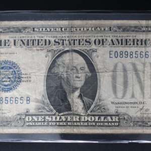 1928 A $1 Silver Certificate VG G. Washington Note