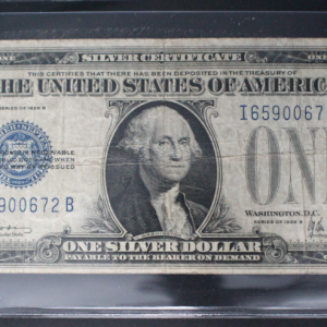1928 B $1 Silver Certificate VG G. Washington Note