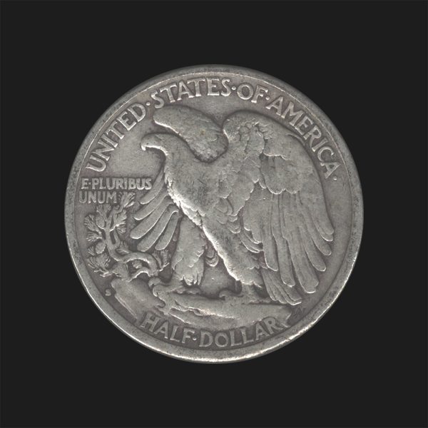 1929 S $0.50 Walking Liberty Half Dollar VG Coin