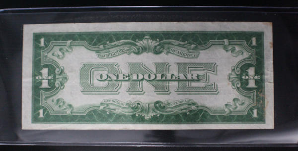 1934 $1 Silver Certificate AU G. Washington Note