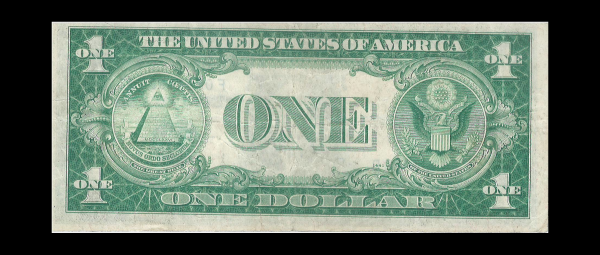 1935 E $1 Silver Certificate F G. Washington Note