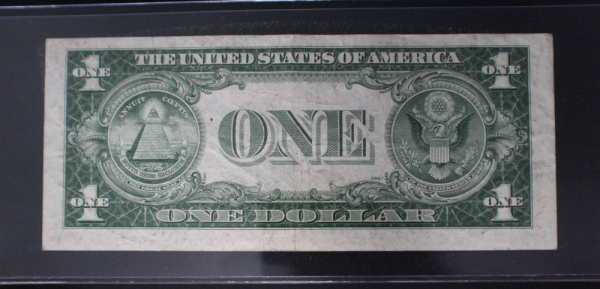 1935 D $1 Silver Certificate AU G. Washington Note