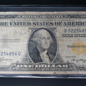 1935 A $1 North Africa Silver Certificate Fine G. Washington Note