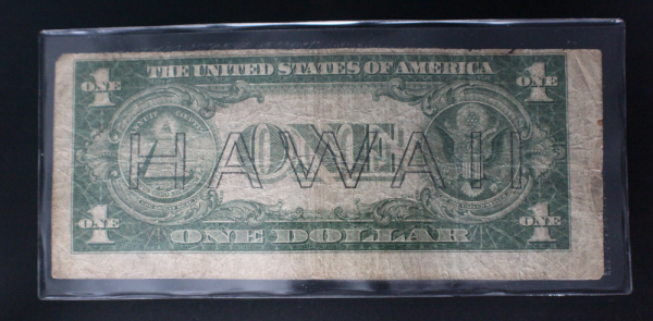 1935 A $1 Hawaii Silver Certificate VG G. Washington Note