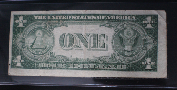 1935 F $1 Star Silver Certificate F G. Washington Note