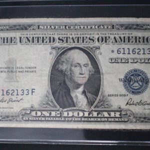 1935 F $1 Star Silver Certificate F G. Washington Note