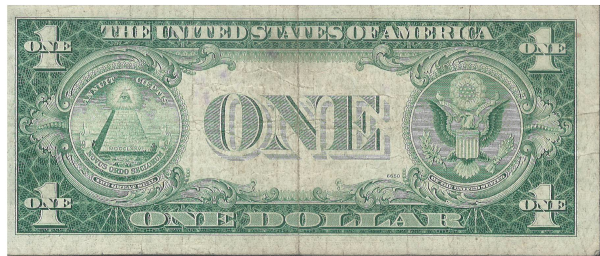 1935 G $1 Star Silver Certificate VG G Washington Note