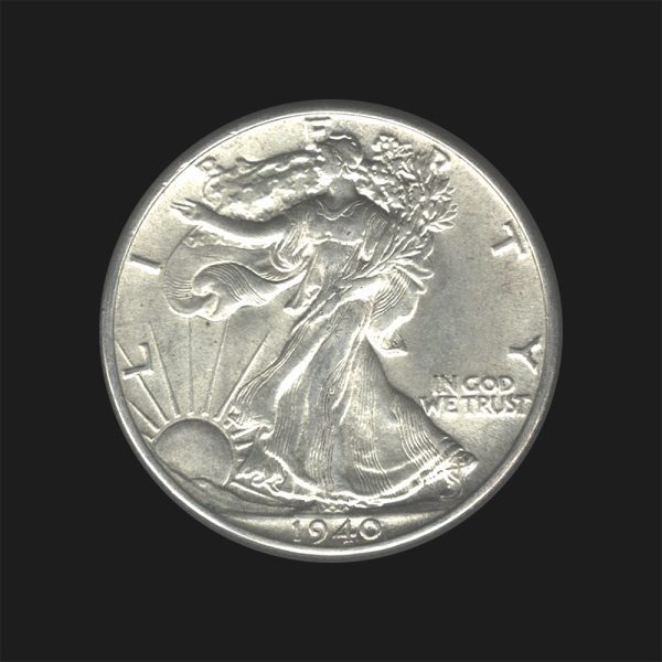 1940 $0.50 Walking Liberty Half Dollar MS63 / BU Coin