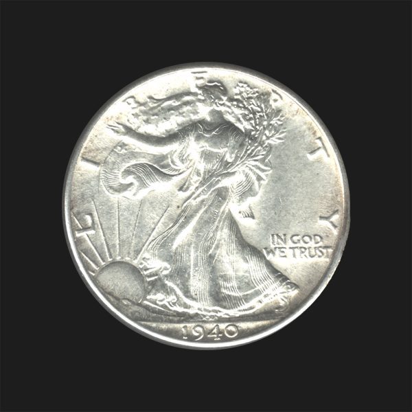 1940 $0.50 Walking Liberty Half Dollar MS66 / BU Coin