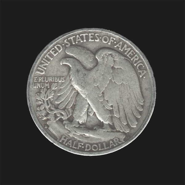 1942 S $0.50 Walking Liberty Half Dollar XF45 Coin