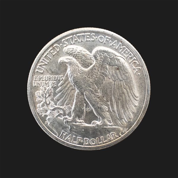 1942 D $0.50 Walking Liberty Half Dollar MS63 / BU Coin