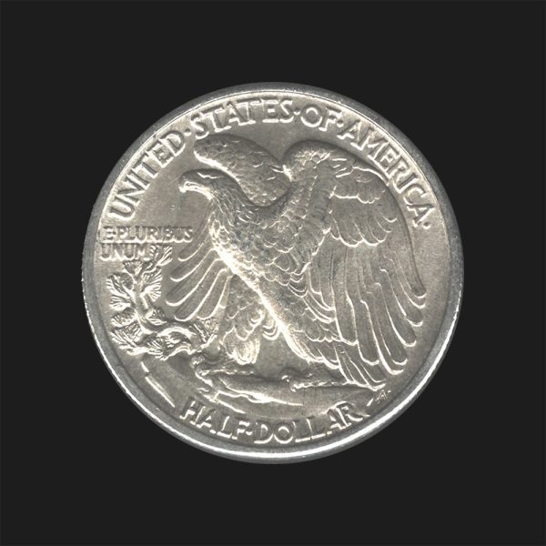 1942 $0.50 Walking Liberty Half Dollar MS63 / BU Coin