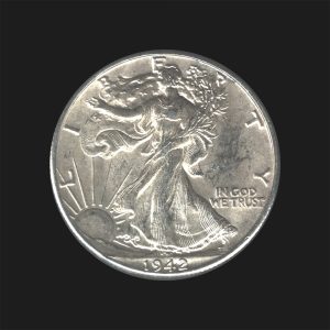 1942 $0.50 Walking Liberty Half Dollar MS64 / BU Coin